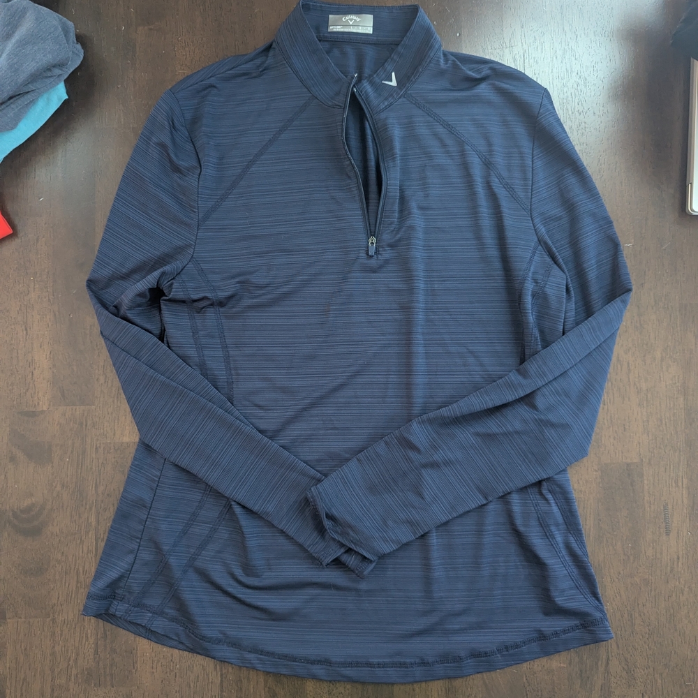 Callaway Navy Long Sleeve Top
